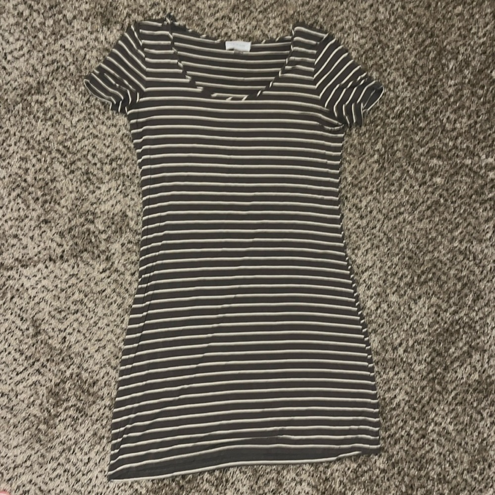 Calvin Klein green tshirt dress